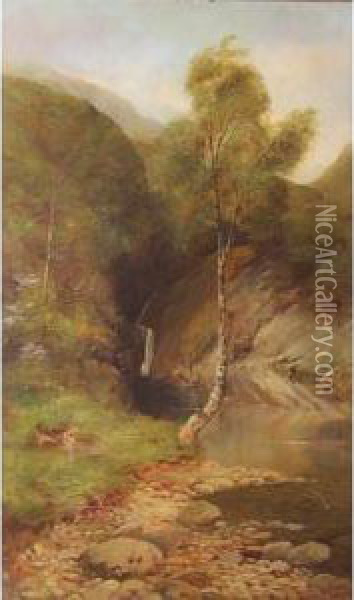 Catskill Stream Oil Painting - Ernest Parton