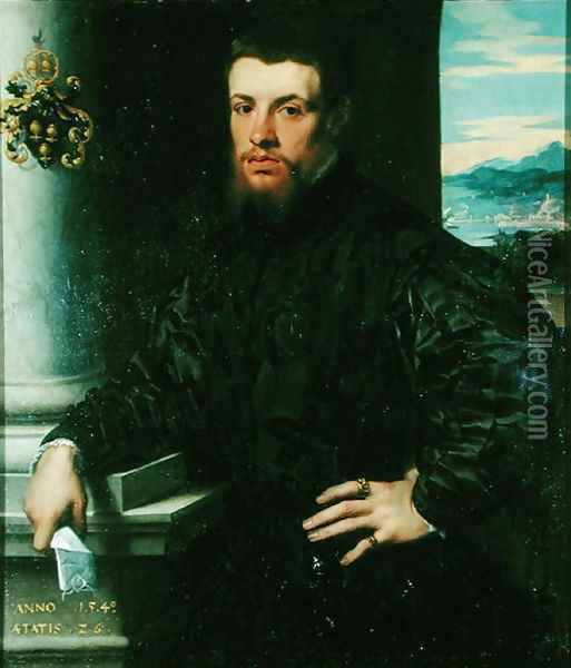 Melchior von Brauweiler (1515-69) 1540 Oil Painting - Jan Steven van Calcar