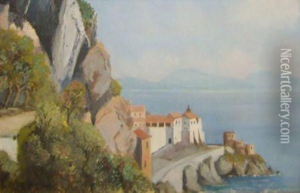 Greek Coastal
View Oil Painting - Nicholaos Lytras