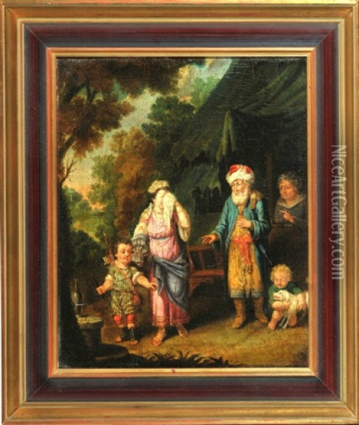 Die Verstosung Der Hagar Oil Painting - Barent Fabritius