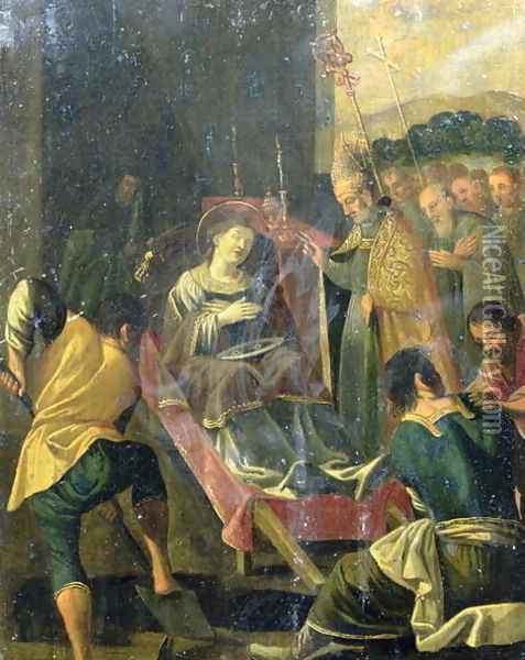 St John the Evangelist Oil Painting - Giacomo Jaquerio