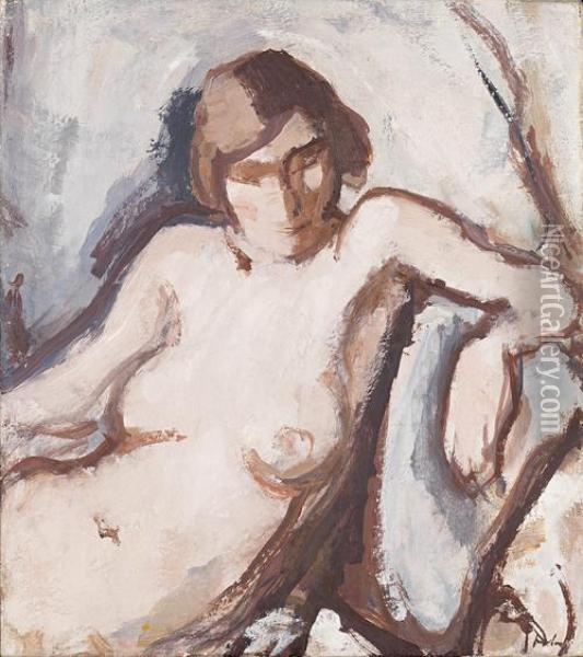 Nude Oil Painting - Samuel John Peploe