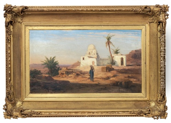 Bei Assuan/agypten Oil Painting - Bernhard H. Fiedler