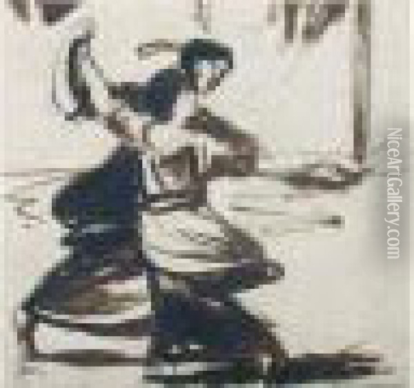 La Danse Oil Painting - George Romney