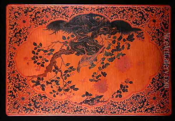 Table Top, Kangxi period (1662-1722) (2) Oil Painting - Anonymous Artist