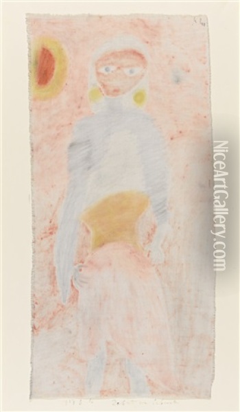 Debut Am Cabarett (debut In The Cabaret) Oil Painting - Paul Klee