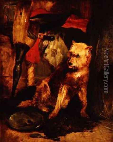 All that remains of the glory of William Smith Oil Painting - Sir Edwin Henry Landseer