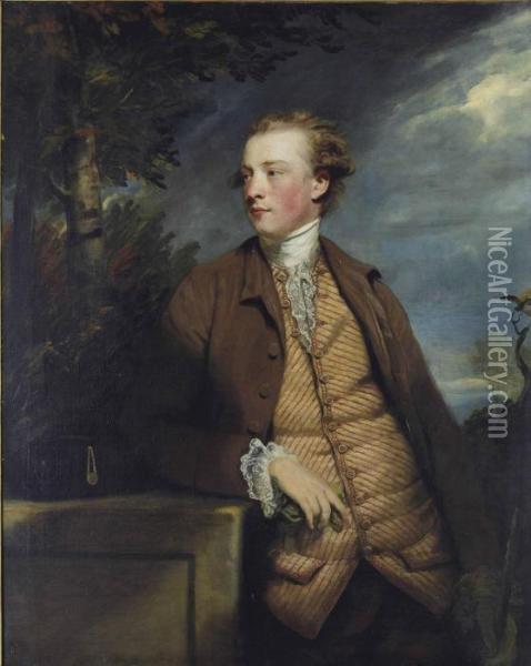 And Studio Portrait Of Denis Daly Oil Painting - Sir Joshua Reynolds