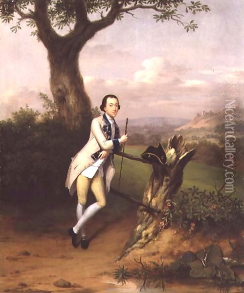 Sir John Van Hatten Oil Painting - Arthur Devis
