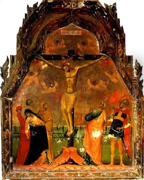 Crucifixion 2 Oil Painting - Paolo Veneziano
