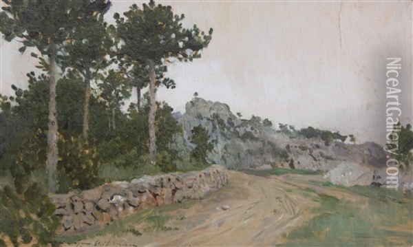 Summer Twilight, Crimea Oil Painting - Isaak Levitan