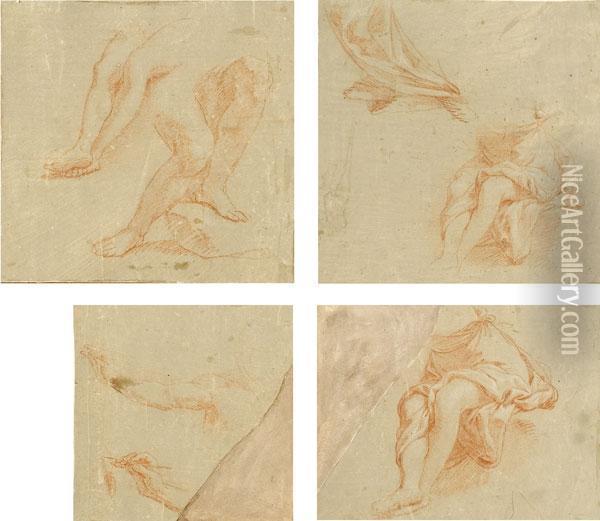 Studi Anatomici Oil Painting - Carlo Maratta or Maratti