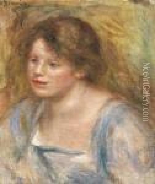 Portrait De Lucienne Oil Painting - Pierre Auguste Renoir