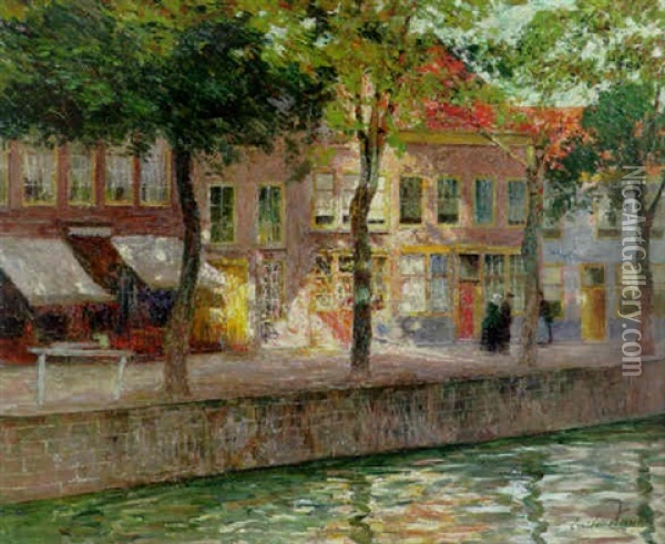 Kanaal In Zeeland Oil Painting - Emile Claus