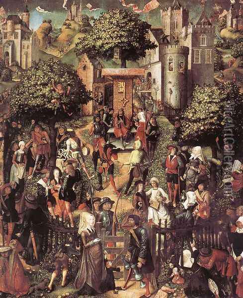 Archery Festival 1493 Oil Painting - Flemish Unknown Masters