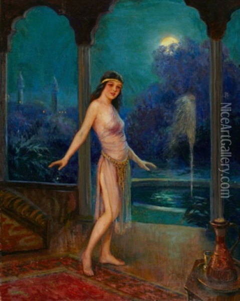 Arabian Princess Oil Painting - Frank Robert Harper