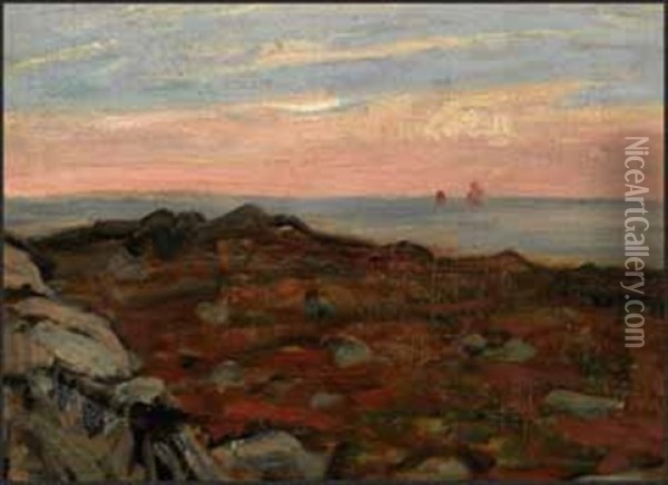 Coastal Landscape Oil Painting - James Wilson Morrice