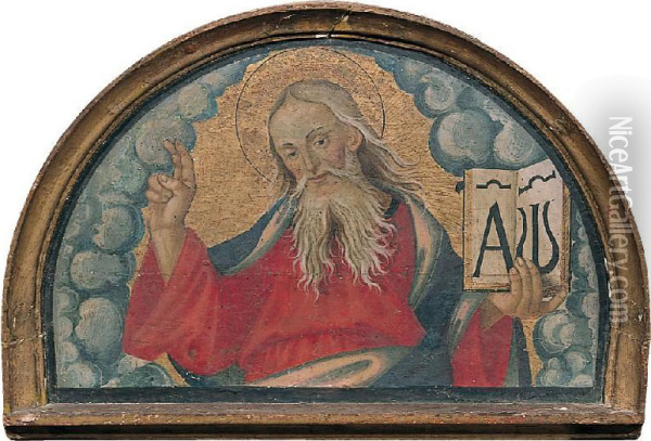 Padre Eterno Oil Painting - Eusebio Da San Giorgio