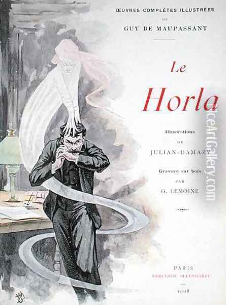 Front cover for Le Horla by Guy de Maupassant Oil Painting - William Julian-Damazy