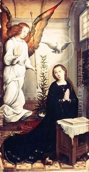 The Annunciation Oil Painting - Flandes Juan de