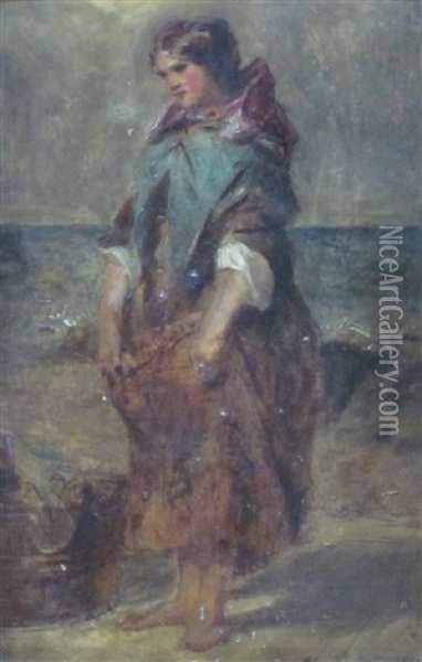 Wash Day Oil Painting - Thomas Faed