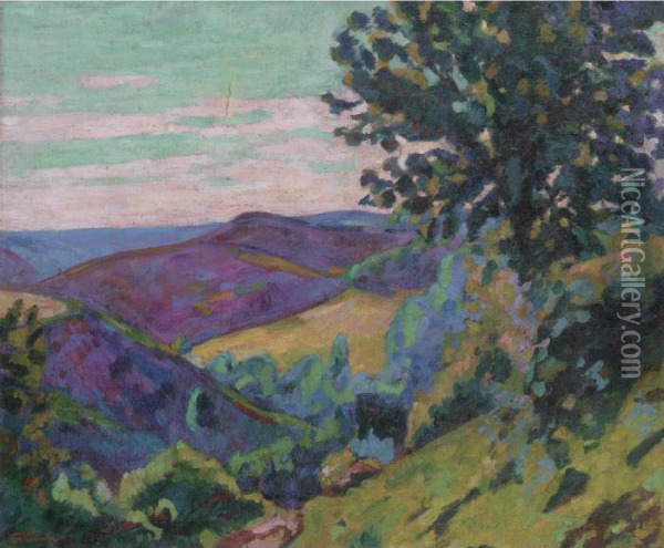 Paysage De Crozant Oil Painting - Armand Guillaumin