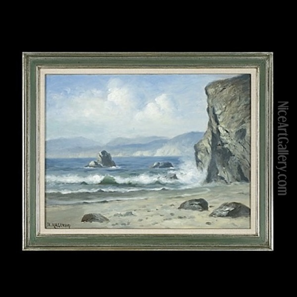 Pacific Coast Oil Painting - Nels Hagerup