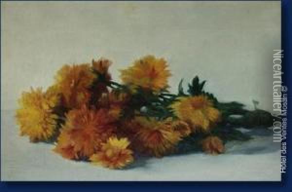 Gerbe De Fleurs Oil Painting - Edouard Masson
