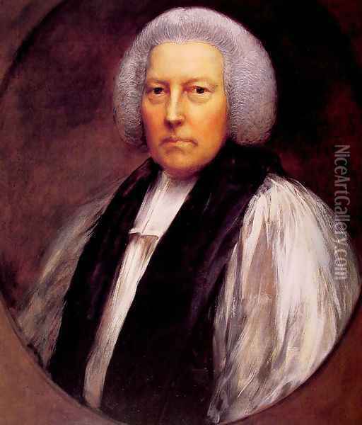 Richard Hurd, Bishop of Worcester Oil Painting - Thomas Gainsborough