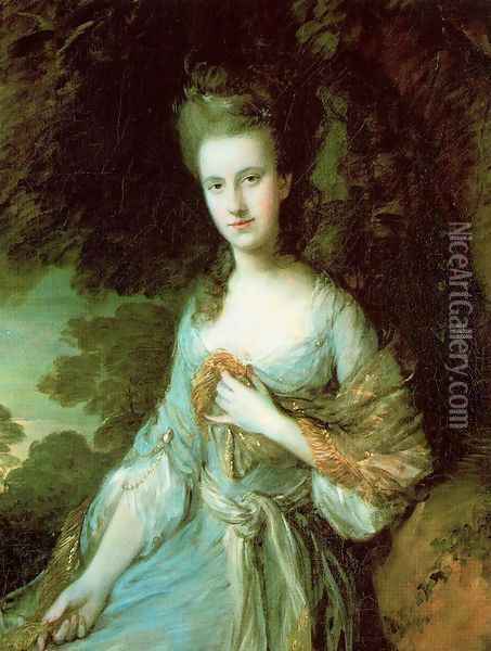 Sara Buxton Oil Painting - Thomas Gainsborough