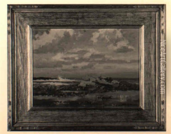Low Tide, Ogonquit (sic) Oil Painting - Charles Curtis Allen