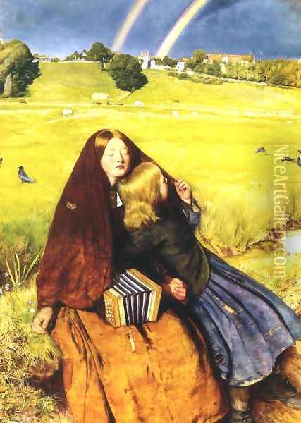 Blind Girl Oil Painting - Sir John Everett Millais