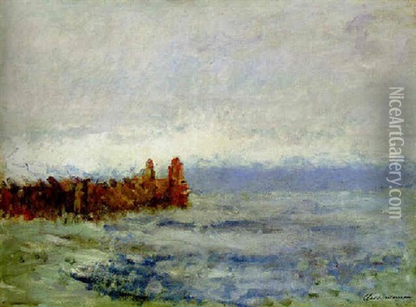 Le Fort D'antibes, Esquisse Oil Painting - Claude Monet