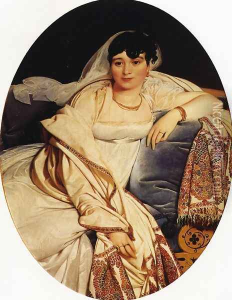 Marie-Francoise Riviere Oil Painting - Jean Auguste Dominique Ingres