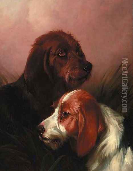 The Best of Friends Oil Painting - Colin Graeme Roe
