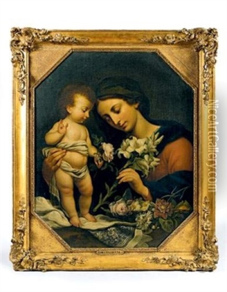 La Vierge Et L'enfant Jesus Oil Painting - Carlo Dolci