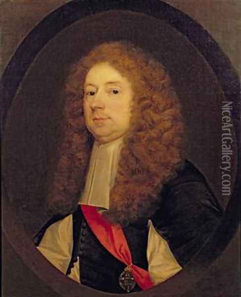 Portrait of Sir Edward Walpole Oil Painting - Sir Peter Lely