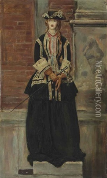 Charlie Is My Darling Oil Painting - John Everett Millais