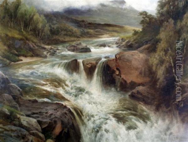 Highland Falls Oil Painting - Frank Gresley