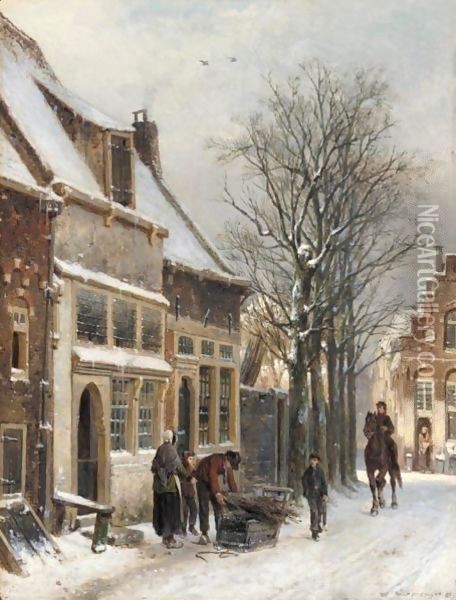 A View Of Haarlem Oil Painting - Cornelis Springer