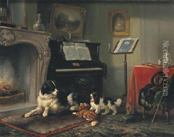 The Comforts Of Home Oil Painting - Wouterus Verschuur