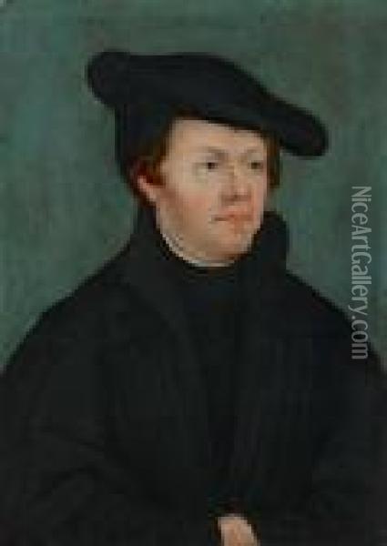 Martin Luther Und Katharina Von Bora Oil Painting - Lucas The Elder Cranach