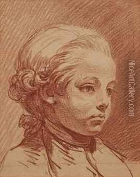 Portrait D'alexandre Brongniart, Enfant Oil Painting - Jean Baptiste Greuze