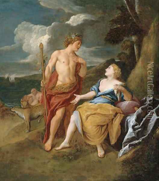 Bacchus and Ariadne 2 Oil Painting - Jean Francois de Troy