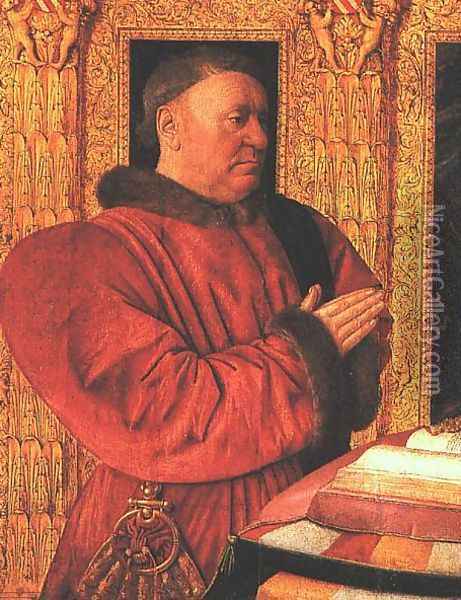 Chancellor of France Oil Painting - Jean Fouquet