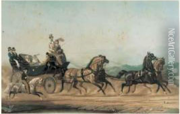 Montpezat Oil Painting - Henri D'Annecy (Comte De) Montpezat