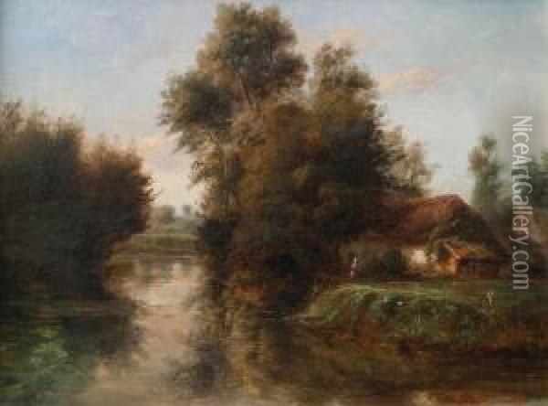 De Regreso Oil Painting - Johan Georg Lodewyk Riecke