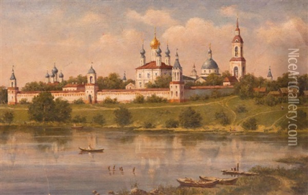Kostroma Oil Painting - Nikolaj Wassilijewitsch Newreff