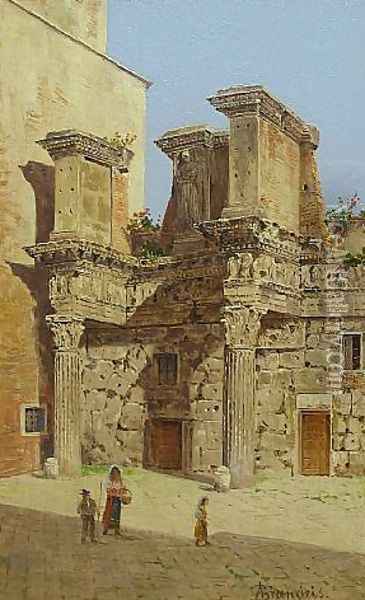 Temple of Neora Oil Painting - Antonietta Brandeis