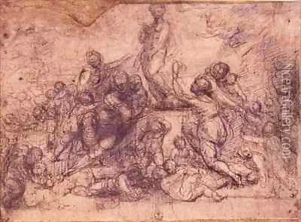 The Adoration of Venus Oil Painting - Fra (Baccio della Porta) Bartolommeo